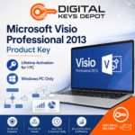 Microsoft Visio Professional 2013 Product Key for 1 Windows PC
