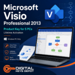 Microsoft Visio Professional 2013 Product Key for 5 Windows PCs