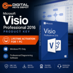 Microsoft Visio Professional 2016 Product Key for 1 Windows PC