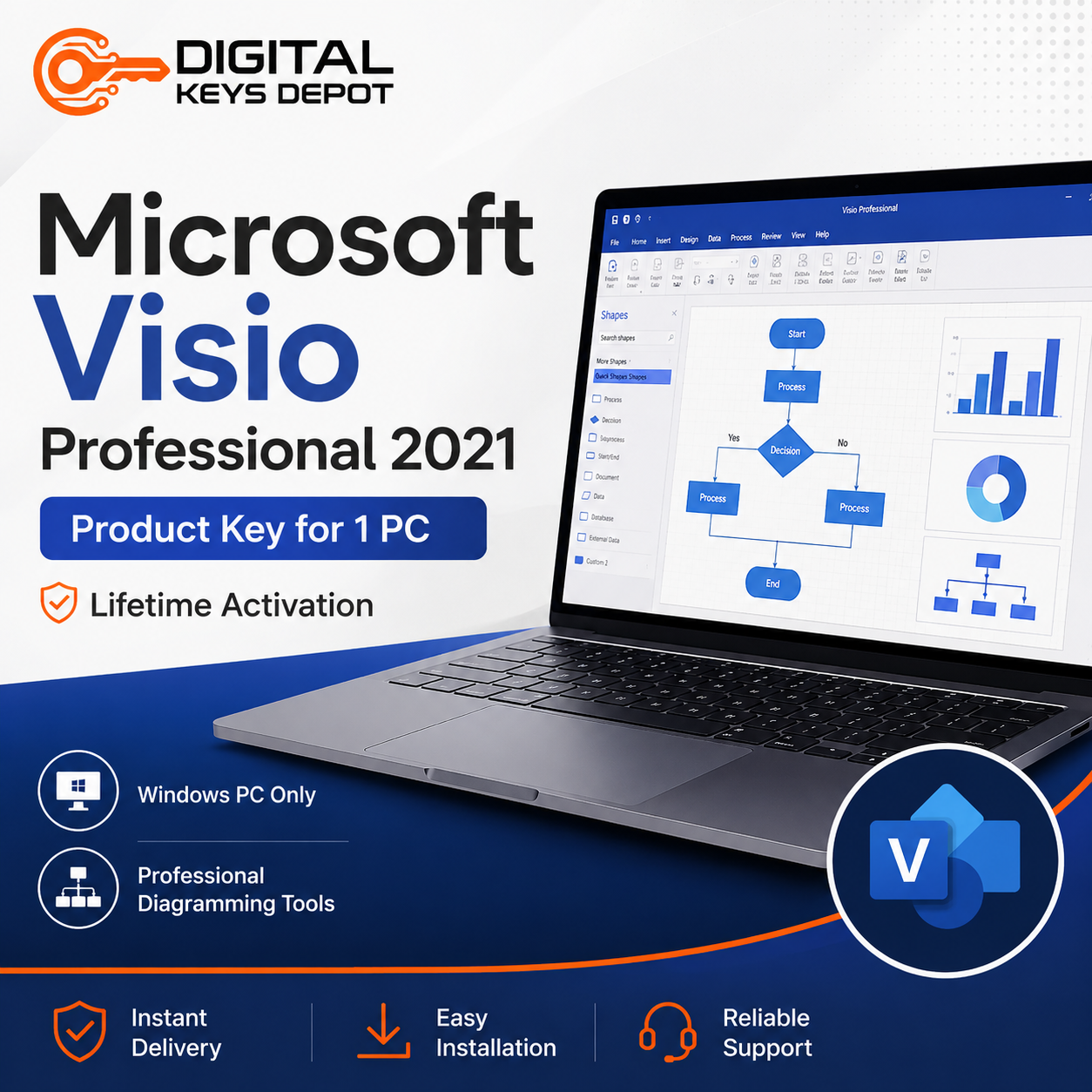 Microsoft Visio Professional 2021 Product Key for 1 Windows PC Microsoft Visio Professional 2021 Product Key for 1 Windows PC