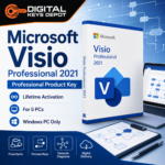 Microsoft Visio Professional 2021 Product Key for 5 Windows PCs