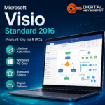 Microsoft Visio Standard 2016 Product Key for 5 Windows PCs
