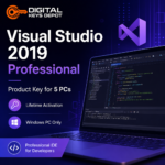 Microsoft Visual Studio 2019 Professional Product Key for 5 Windows PCs