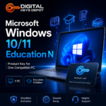 Microsoft Windows 10/11 Education N product key for one compatible PC