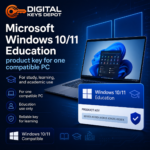 Microsoft Windows 10/11 Education product key for one compatible PC