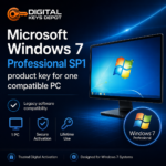 Microsoft Windows 7 Professional SP1 product key for one compatible PC