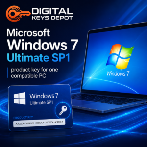 Microsoft Windows 7 Ultimate SP1 product key for one compatible PC