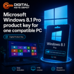 Microsoft Windows 8.1 Pro product key for one compatible PC
