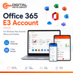 Office 365 E3 account for Windows Mac Android iPhone and tablets