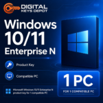 Microsoft Windows 10/11 Enterprise N product key for 1 compatible PC