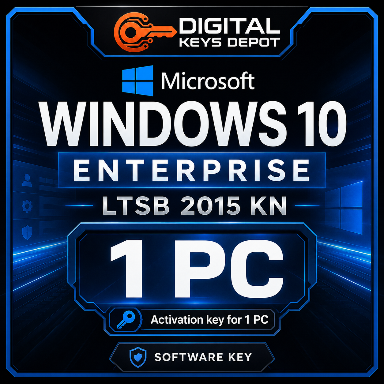 Microsoft Windows 10 Enterprise LTSB 2015 KN activation key for 1 PC