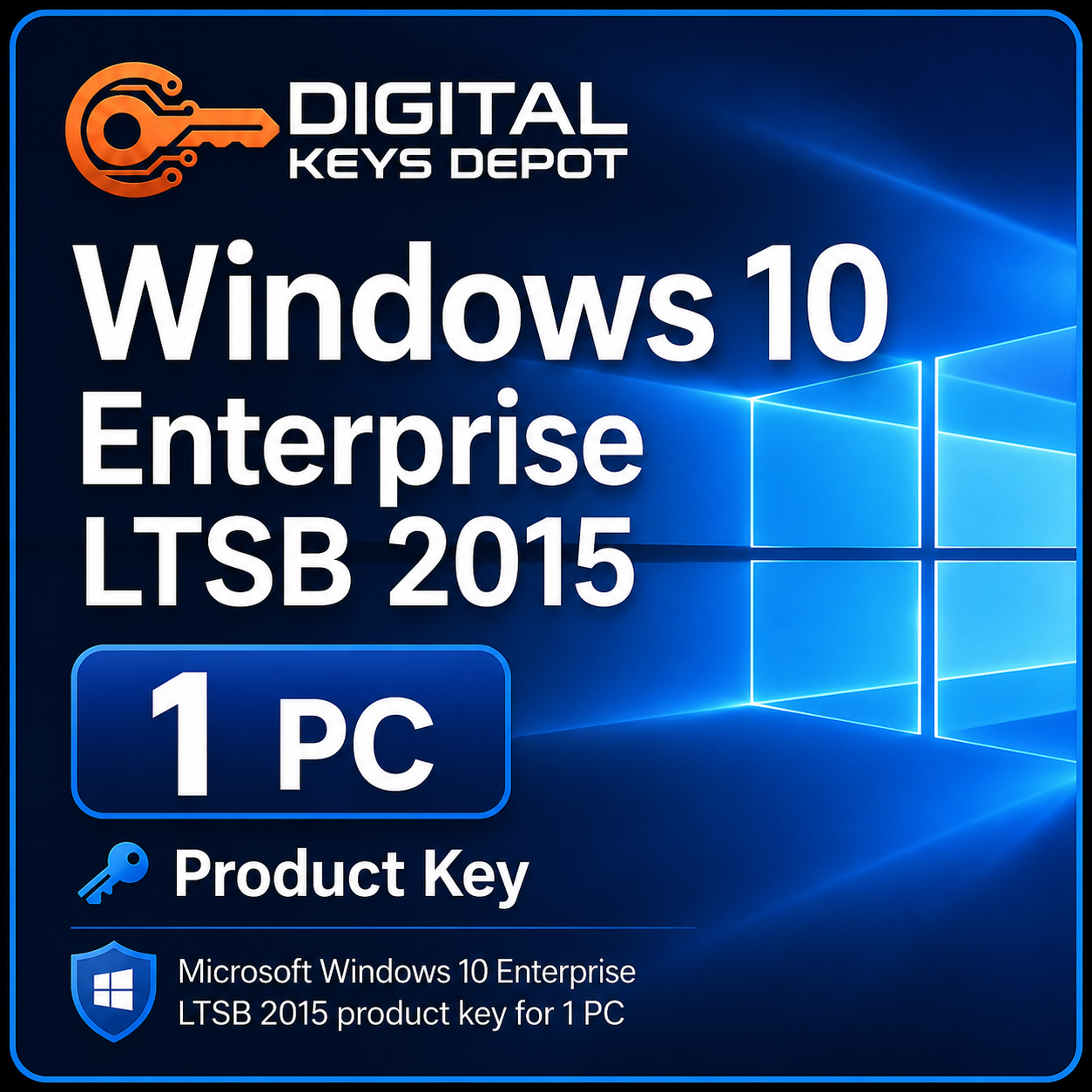 Microsoft Windows 10 Enterprise LTSB 2015 product key for 1 PC