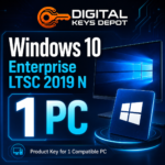 Microsoft Windows 10 Enterprise LTSC 2019 N product key for 1 compatible PC