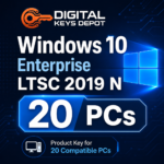 Microsoft Windows 10 Enterprise LTSC 2019 N product key for 20 compatible PCs