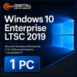 Microsoft Windows 10 Enterprise LTSC 2019 product key for 1 compatible PC