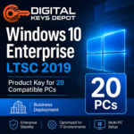 Microsoft Windows 10 Enterprise LTSC 2019 product key for 20 compatible PCs