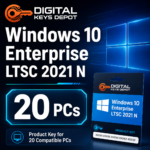 Microsoft Windows 10 Enterprise LTSC 2021 N product key for 20 compatible PCs