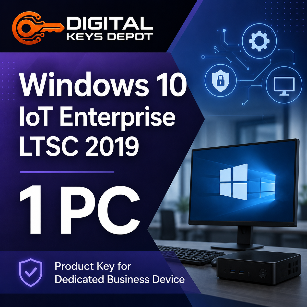 Microsoft Windows 10 IoT Enterprise LTSC 2019 product key for dedicated business device