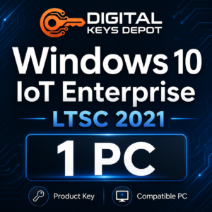 Microsoft Windows 10 IoT Enterprise LTSC 2021 product key for 1 compatible PC