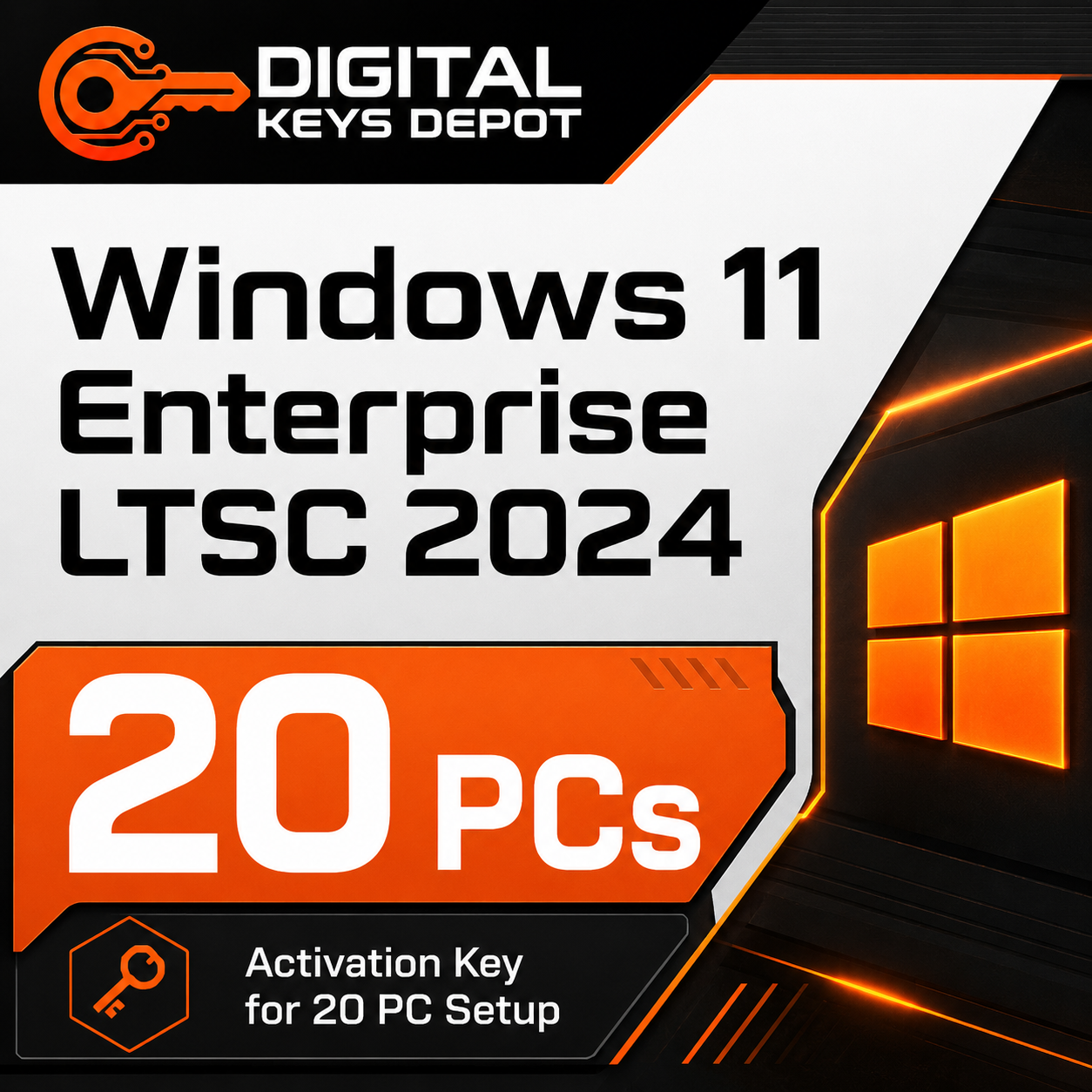 Microsoft Windows 11 Enterprise LTSC 2024 activation key for 20 PC setup Microsoft Windows 11 Enterprise LTSC 2024 activation key for 20 PC setup