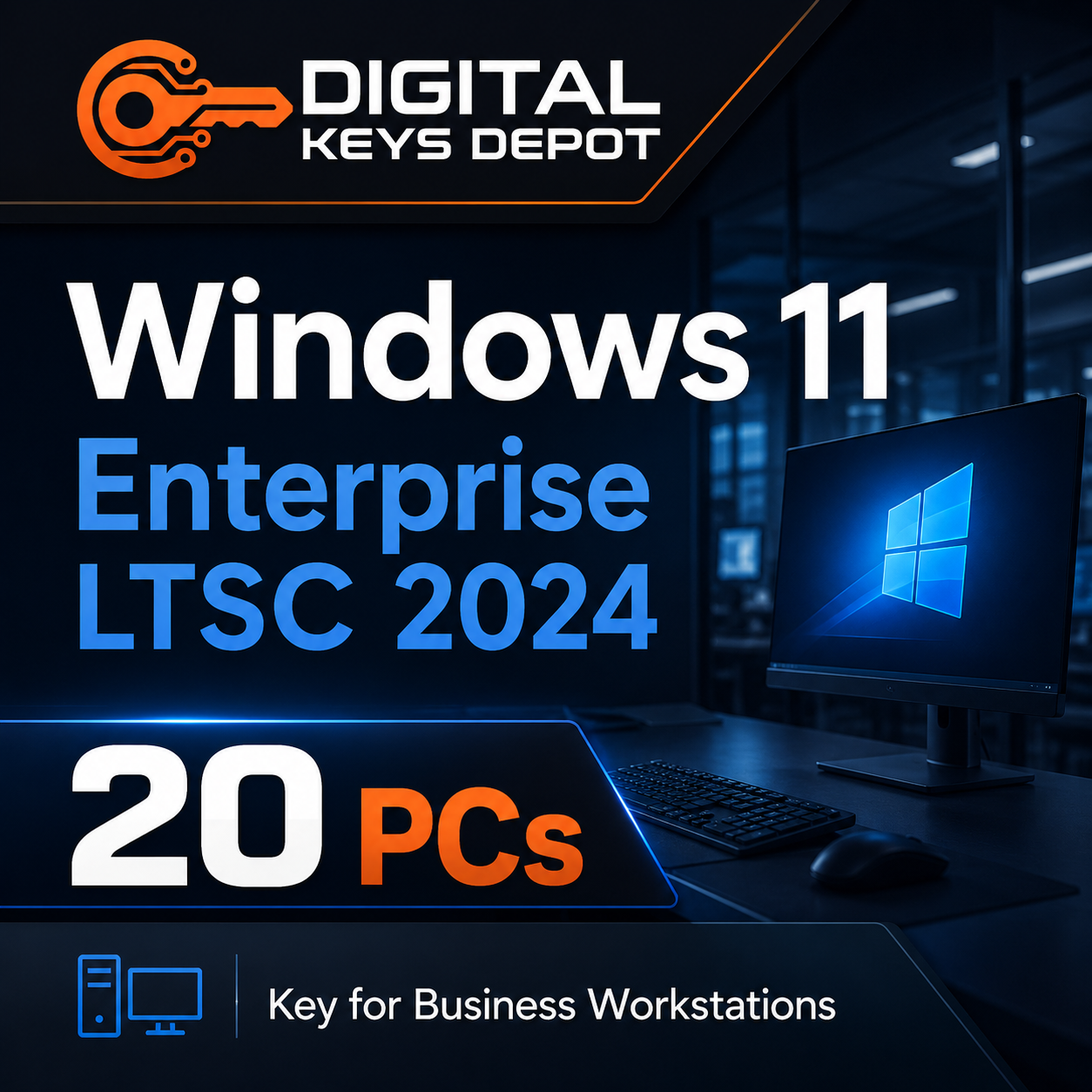 Microsoft Windows 11 Enterprise LTSC 2024 key for business workstations Microsoft Windows 11 Enterprise LTSC 2024 key for business workstations