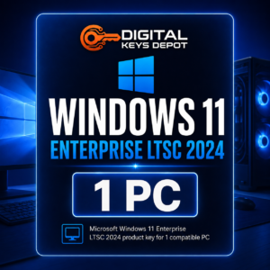 Microsoft Windows 11 Enterprise LTSC 2024 product key for 1 compatible PC