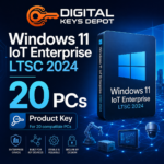 Microsoft Windows 11 IoT Enterprise LTSC 2024 product key for 20 compatible PCs