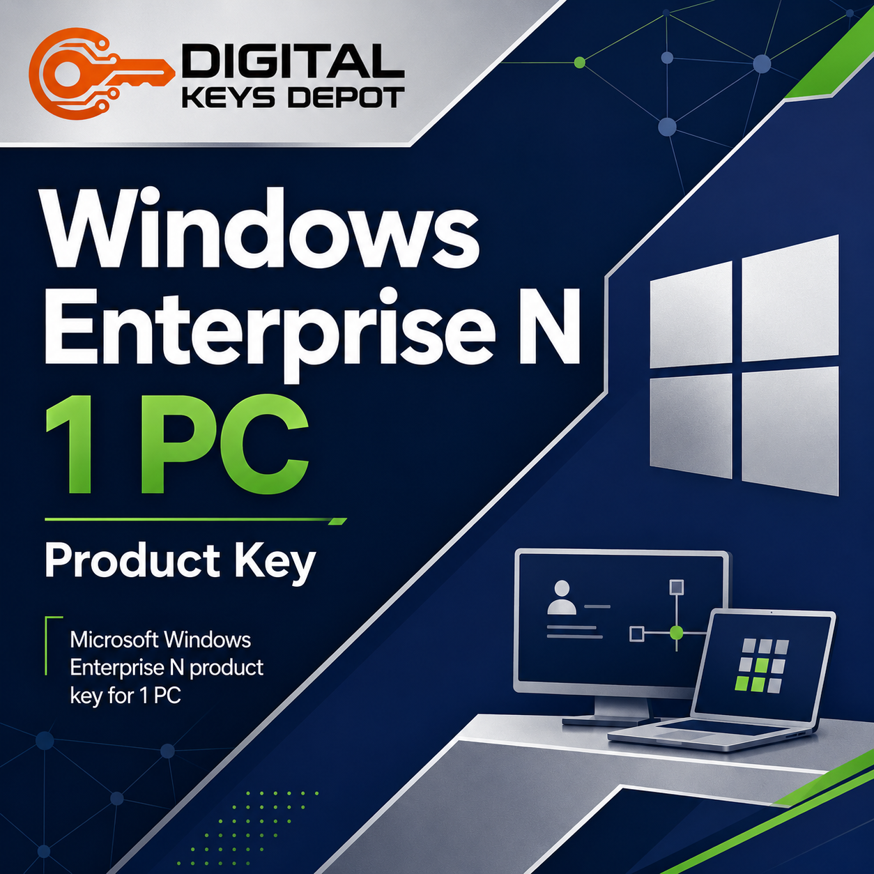 Microsoft Windows Enterprise N product key for 1 PC