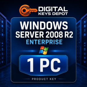 Microsoft Windows Server 2008 R2 Enterprise product key for 1 compatible PC