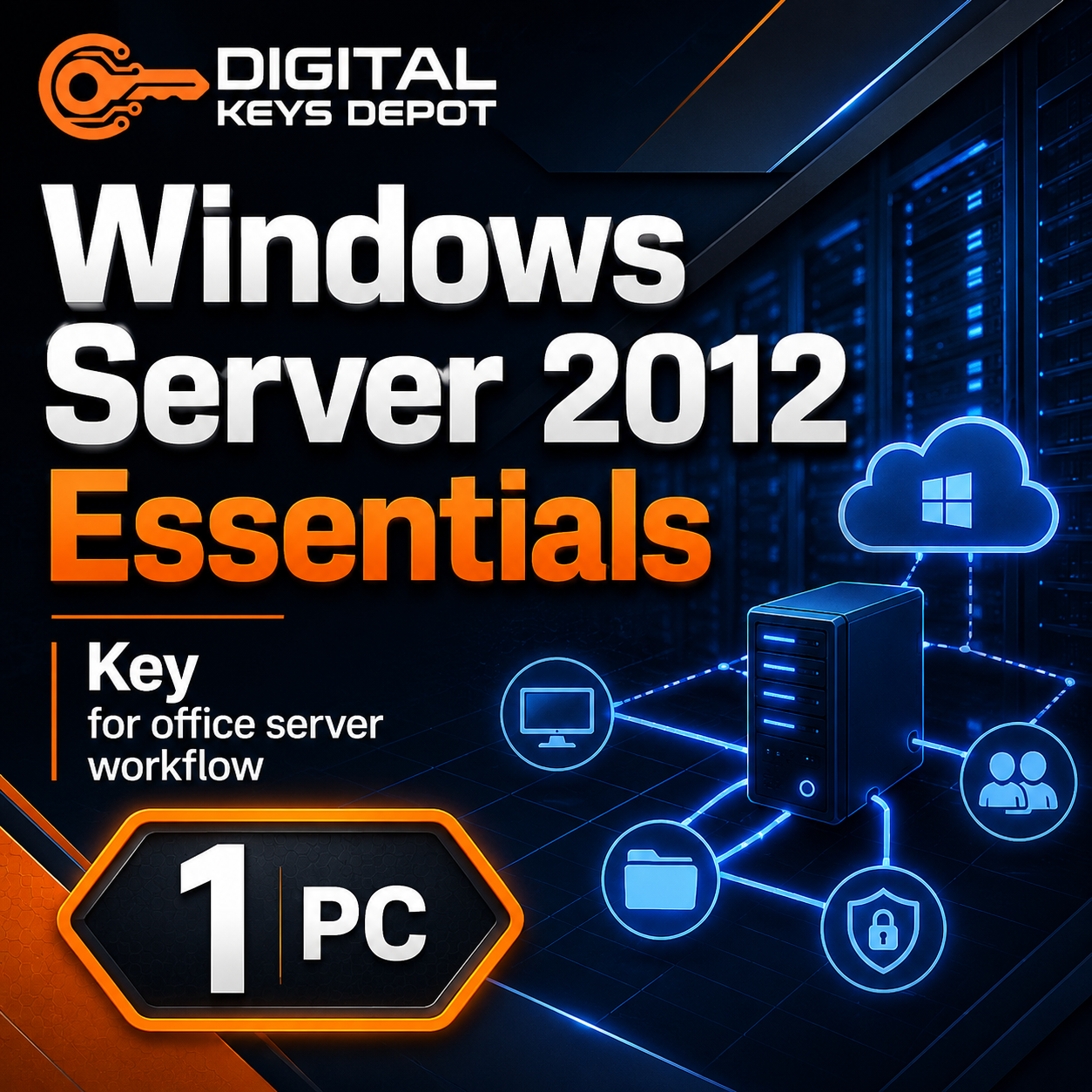 Microsoft Windows Server 2012 Essentials key for office server workflow Microsoft Windows Server 2012 Essentials key for office server workflow