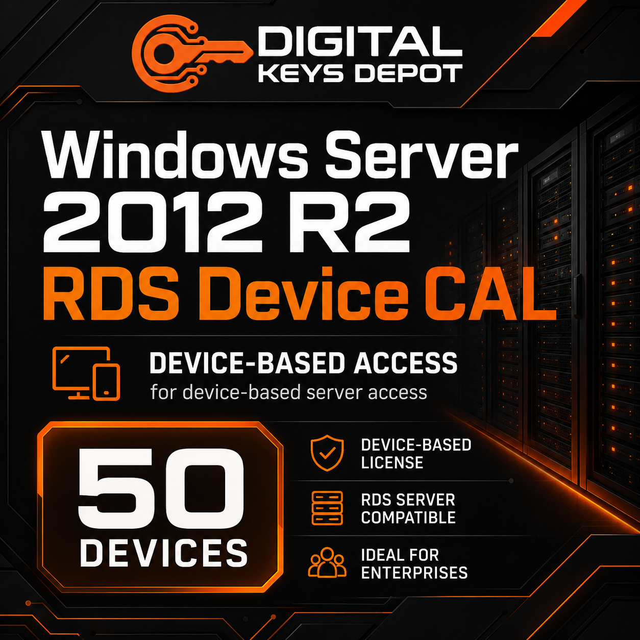 Microsoft Windows Server 2012 R2 RDS Device CAL for device-based server access
