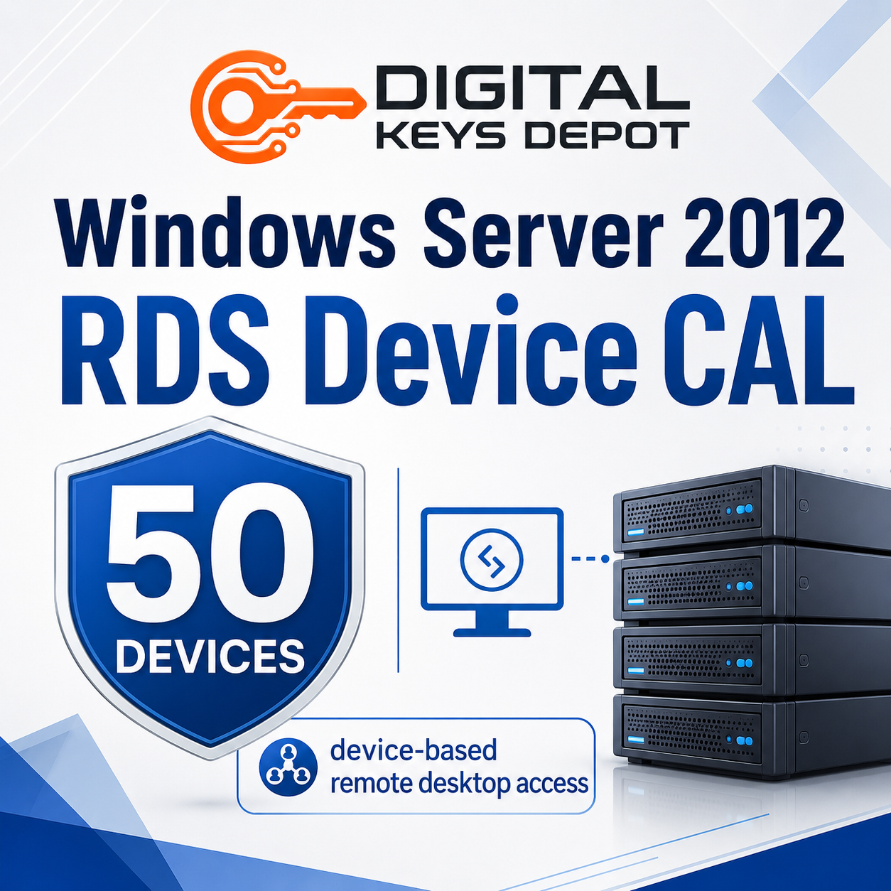 Microsoft Windows Server 2012 RDS Device CAL for device-based remote desktop access Microsoft Windows Server 2012 RDS Device CAL for device-based remote desktop access