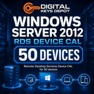 Microsoft Windows Server 2012 Remote Desktop Services Device CAL for 50 devices