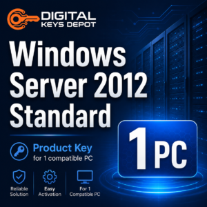 Microsoft Windows Server 2012 Standard product key for 1 compatible PC