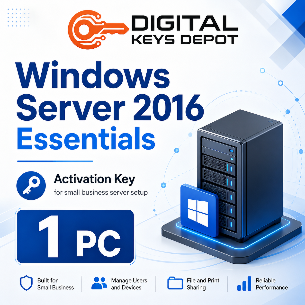 Microsoft Windows Server 2016 Essentials activation key for small business server setup Microsoft Windows Server 2016 Essentials activation key for small business server setup