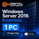 Microsoft Windows Server 2016 Essentials product key for 1 compatible PC