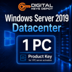 Microsoft Windows Server 2019 Datacenter product key for 1 PC server activation