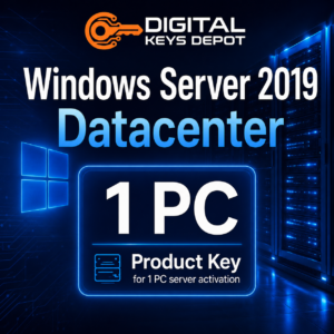 Microsoft Windows Server 2019 Datacenter product key for 1 PC server activation