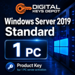 Microsoft Windows Server 2019 Standard product key for 1 PC server activation