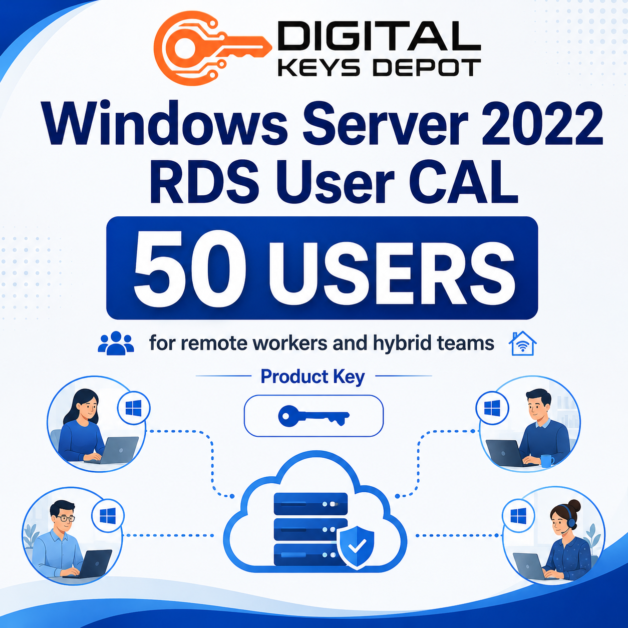 Microsoft Windows Server 2022 RDS User CAL for remote workers and hybrid teams Microsoft Windows Server 2022 RDS User CAL for remote workers and hybrid teams