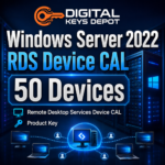 Microsoft Windows Server 2022 Remote Desktop Services Device CAL for 50 devices