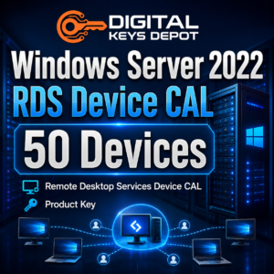 Microsoft Windows Server 2022 Remote Desktop Services Device CAL for 50 devices