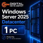 Microsoft Windows Server 2025 Datacenter product key for 1 PC server activation