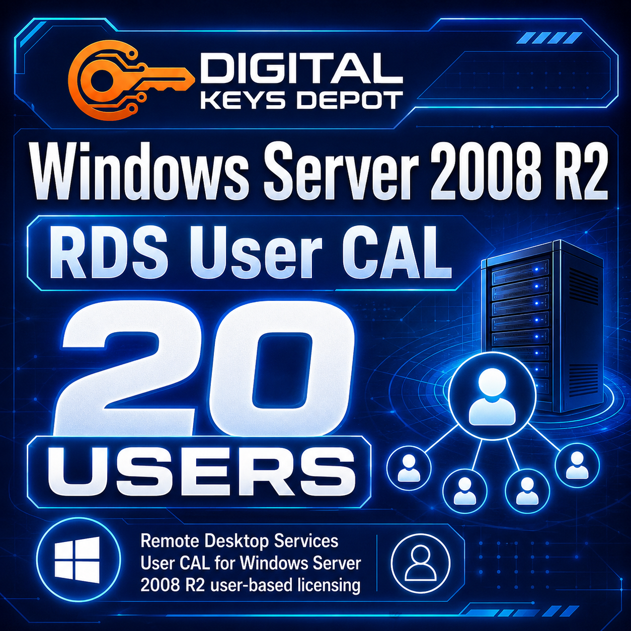 Remote Desktop Services User CAL for Windows Server 2008 R2 user-based licensing