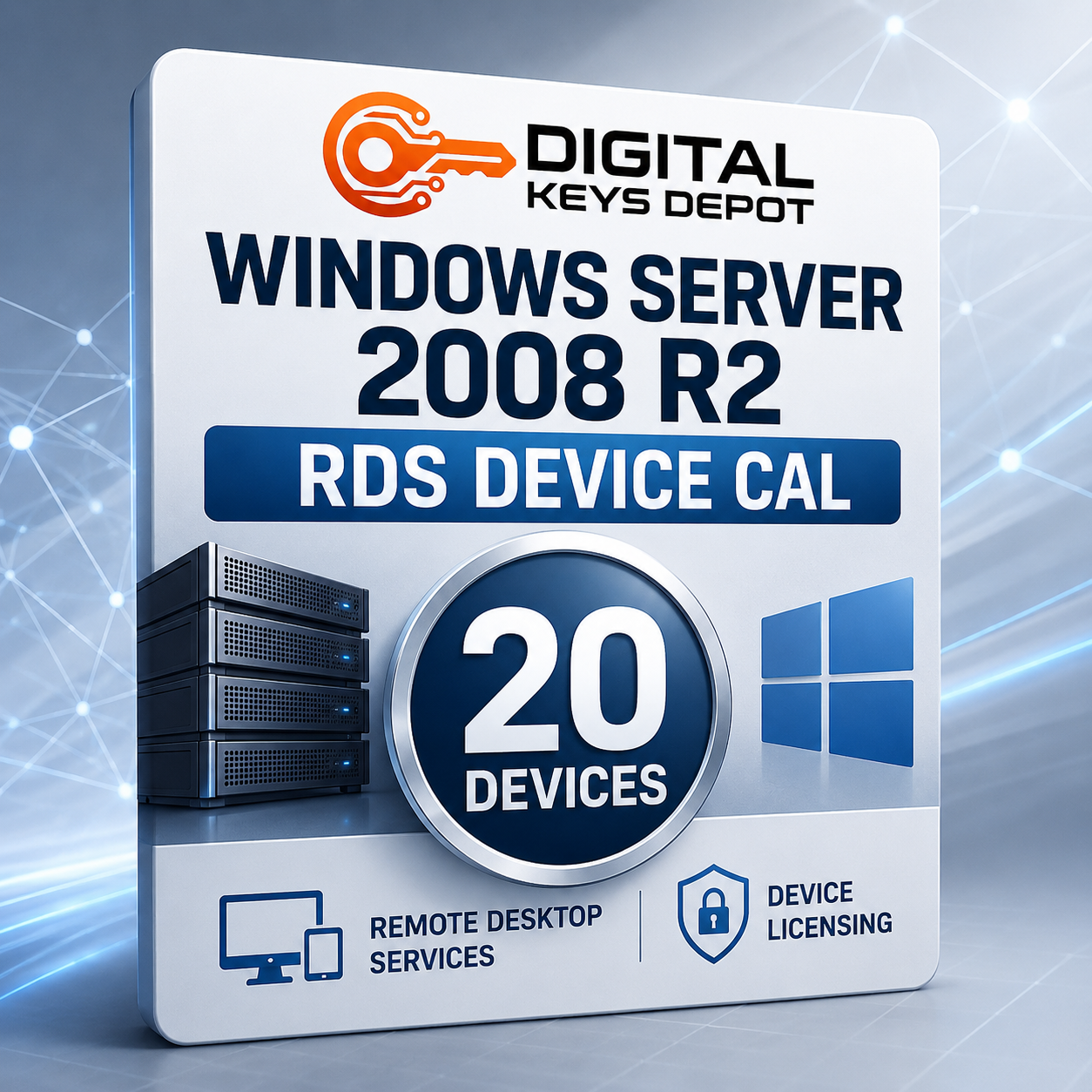Windows Server 2008 R2 RDS licensing product for device-based access